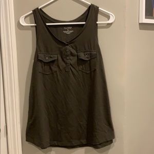 Dark greed tank top, Large